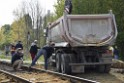 Schwerer VU LKW Zug Bergheim Kenten Koelnerstr P491